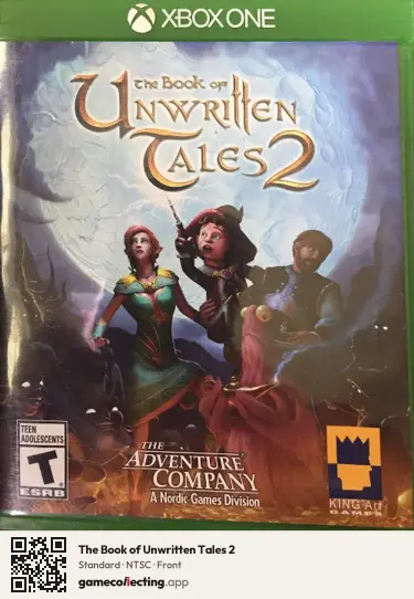The Book of Unwritten Tales 2 Xbox One, NTSC box front