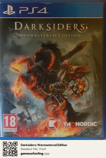 Darksiders: Warmastered Edition PlayStation 4, PAL box front