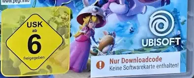 Mario + Rabbids Sparks of Hope, the USK square on its front