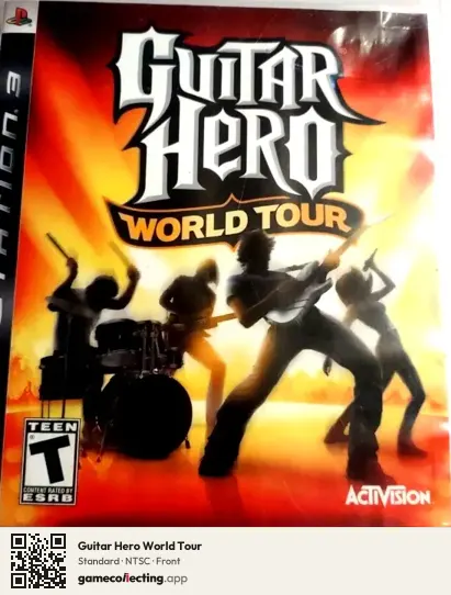Guitar Hero World Tour PlayStation 3, NTSC box front