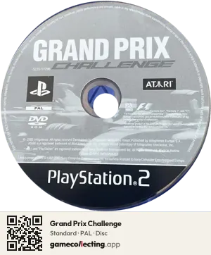 Grand Prix Challenge PlayStation 2, PAL disc