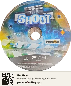 The Shoot PlayStation 3, PAL disc