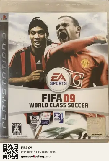 FIFA 09 PlayStation 3, Asia box front