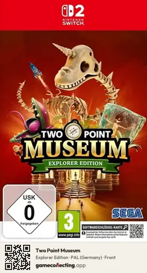 Two Point Museum Nintendo Switch 2, Germany box front