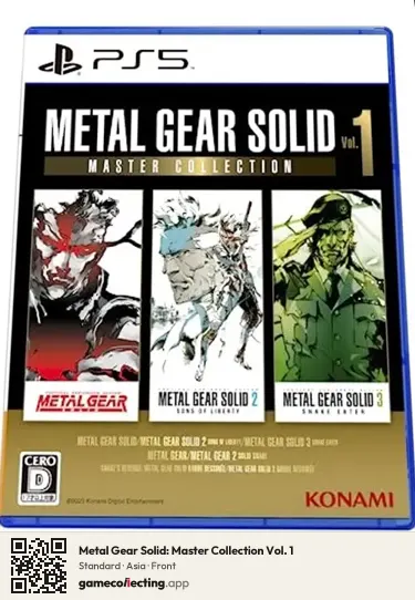 Metal Gear Solid: Master Collection Vol. 1 PlayStation 5, Asia box front