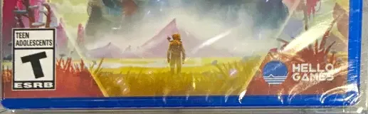 No Man's Sky, the ESRB box on its front