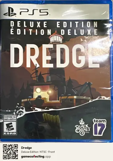 Dredge PlayStation 5, NTSC box front