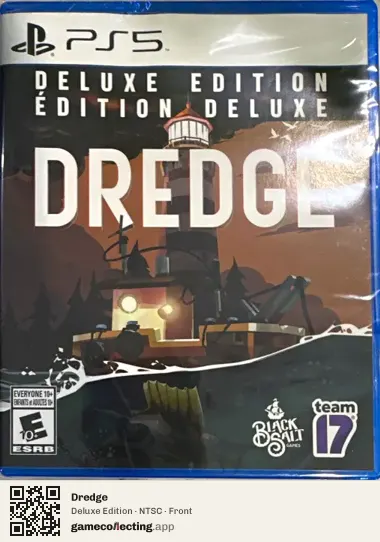 Dredge PlayStation 5, NTSC box front