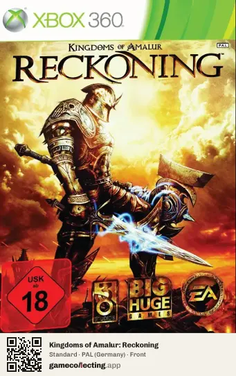 Kingdoms of Amalur: Reckoning Xbox 360, Germany box front