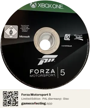 Forza Motorsport 5 Xbox One, PAL disc