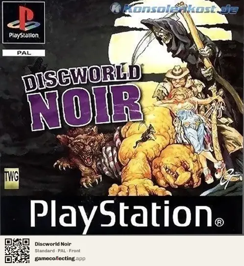 Discworld Noir PlayStation, PAL box front