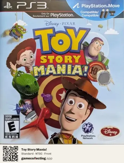 Toy Story Mania! PlayStation 3, NTSC box front