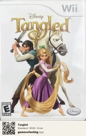 Tangled Nintendo Wii, NTSC box front