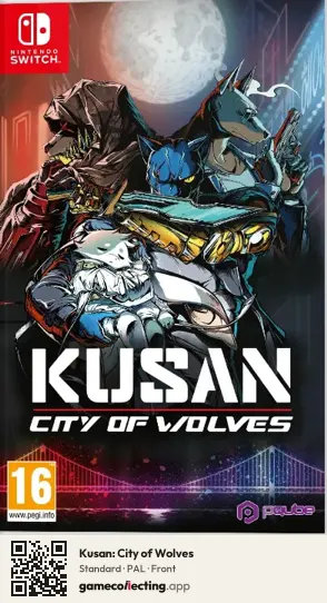 Kusan: City of Wolves Nintendo Switch, PAL box front