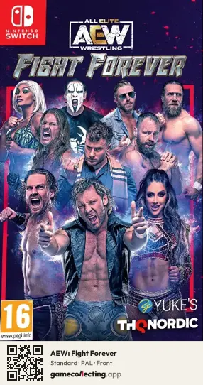 AEW: Fight Forever Nintendo Switch, PAL box front