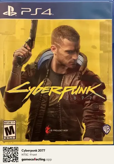 Cyberpunk 2077 PlayStation 4, NTSC box front