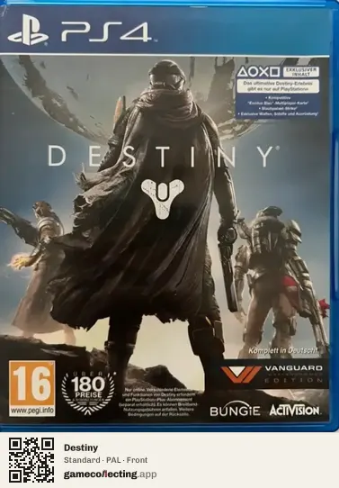 Destiny PlayStation 4, PAL box front
