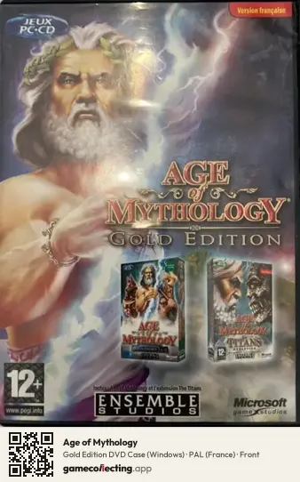 Age of Mythology Computer, France box front