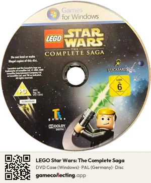 LEGO Star Wars: The Complete Saga Computer, PAL disc