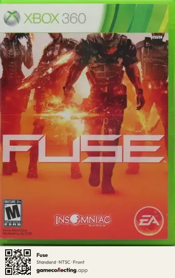 Fuse Xbox 360, NTSC box front