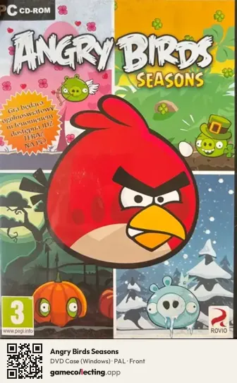 Angry Birds Seasons Computer, PAL box front