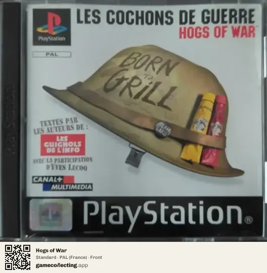 Hogs of War PlayStation, France box front