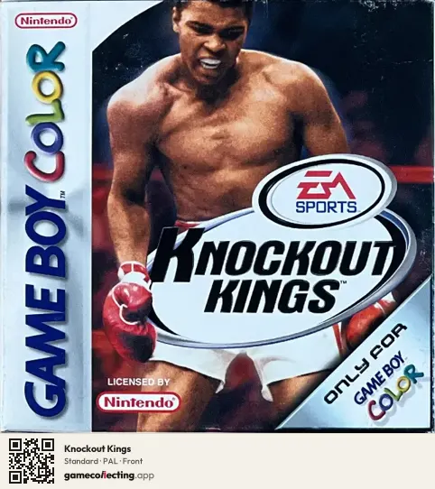 Knockout Kings Game Boy Color, PAL box front