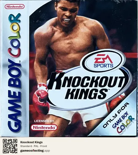 Knockout Kings Game Boy Color, PAL box front