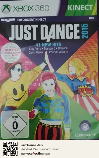 Just Dance 2015 Xbox 360, Germany box front