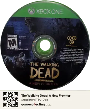 The Walking Dead: A New Frontier Xbox One, NTSC disc
