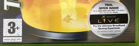 Top Spin, the PEGI square on its front