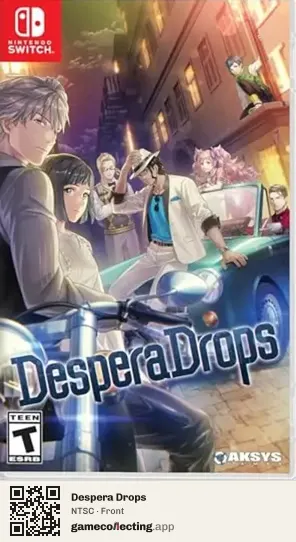 Despera Drops Nintendo Switch, NTSC box front