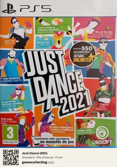 Just Dance 2021 PlayStation 5, France box front
