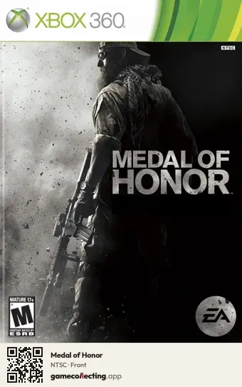 Medal of Honor Xbox 360, NTSC box front