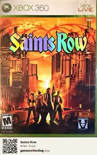 Saints Row Xbox 360, NTSC box front