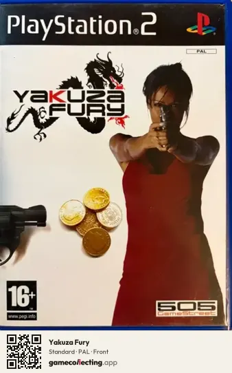 Yakuza Fury PlayStation 2, PAL box front