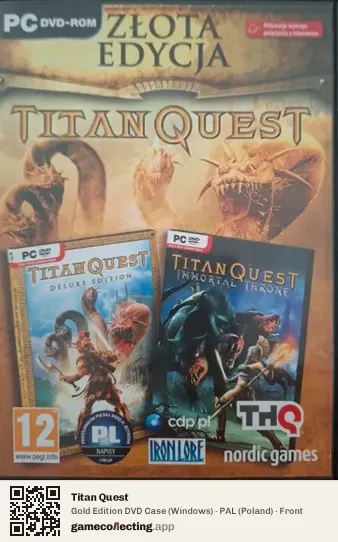 Titan Quest Computer, Poland box front