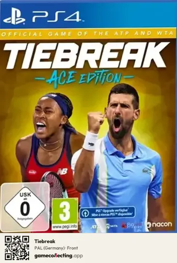 Tiebreak PlayStation 4, Germany box front