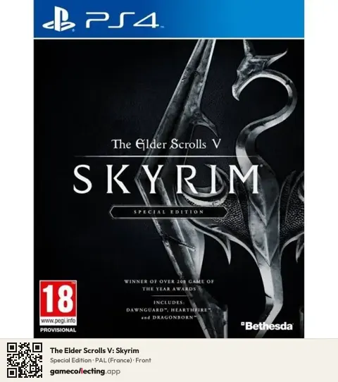 The Elder Scrolls V: Skyrim PlayStation 4, France box front