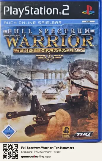 Full Spectrum Warrior: Ten Hammers PlayStation 2, Germany box front