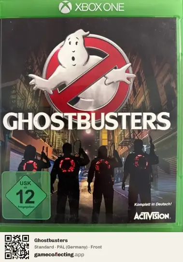 Ghostbusters Xbox One, Germany box front
