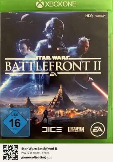 Star Wars Battlefront II Xbox One, Germany box front