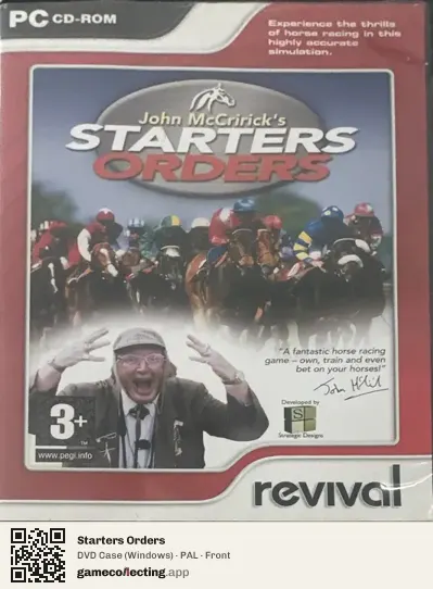 Starters Orders Computer, PAL box front