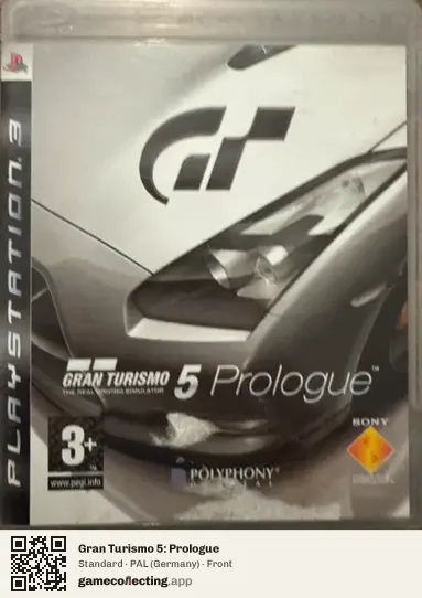 Gran Turismo 5: Prologue PlayStation 3, Germany box front