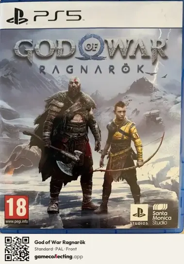 God of War Ragnarök PlayStation 5, PAL box front