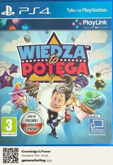 Knowledge Is Power PlayStation 4, PAL box front
