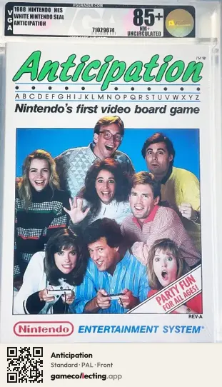 Anticipation Nintendo Entertainment System, PAL box front
