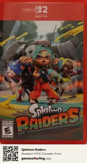 Splatoon Raiders Nintendo Switch 2, Canada box front