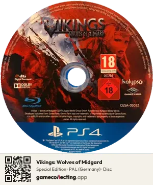 Vikings: Wolves of Midgard PlayStation 4, PAL disc