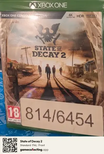 State of Decay 2 Xbox One, PAL box front